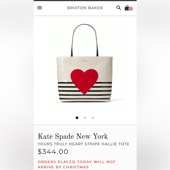 Kate Spade Yours Truly Heart Tote ♥️ ♠️ - Picture 9 of 14